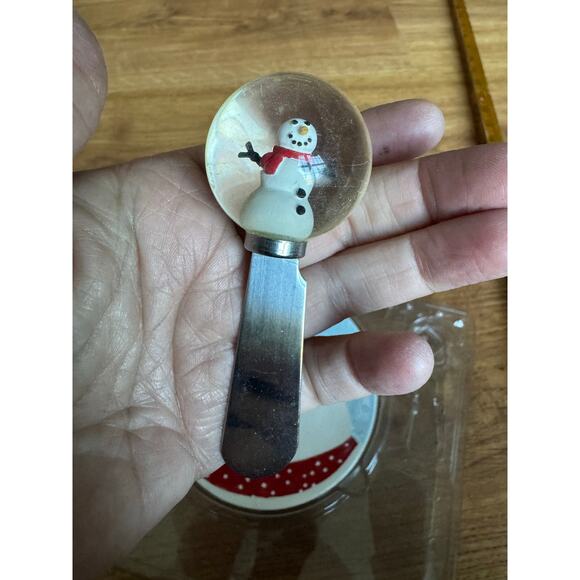 Hallmark Snowman Serving Dish and Spreader Set - Picture 3 of 5
